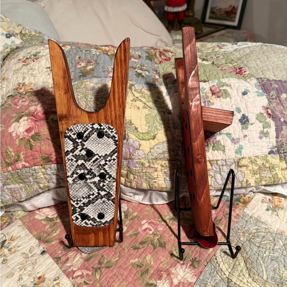 Rustic Wooden Boot Jacks each sold separately